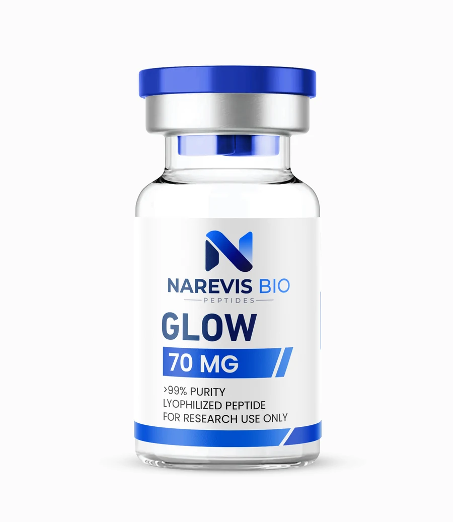 GLOW (TB+BPC+GHK) — reference product packaging, representative variant