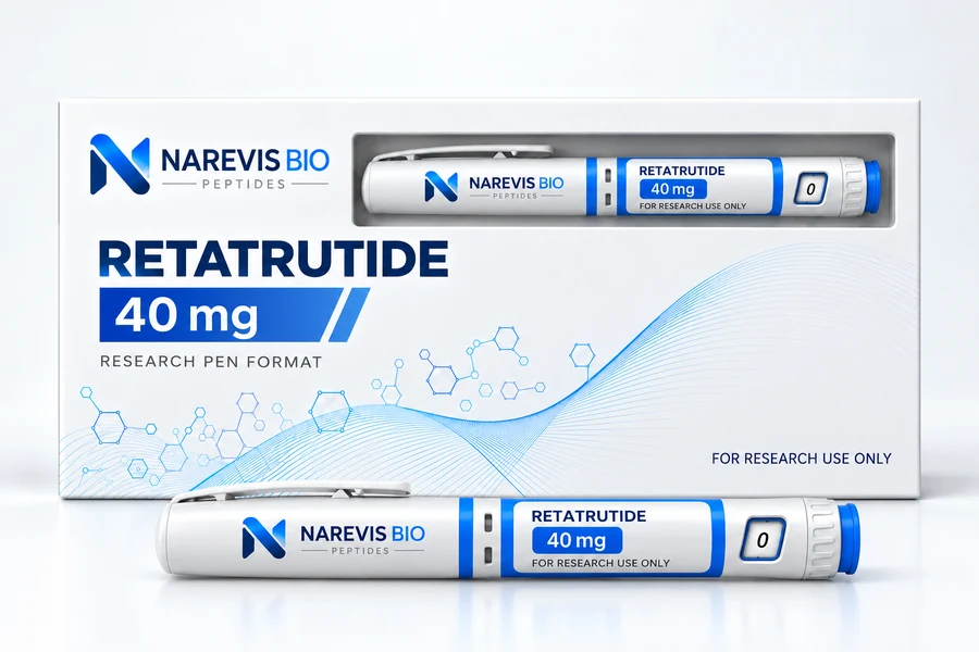 Retatrutide Pen — illustrative packaging mockup