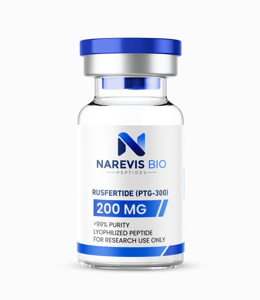 Rusfertide / PTG-300 — reference product packaging, representative variant