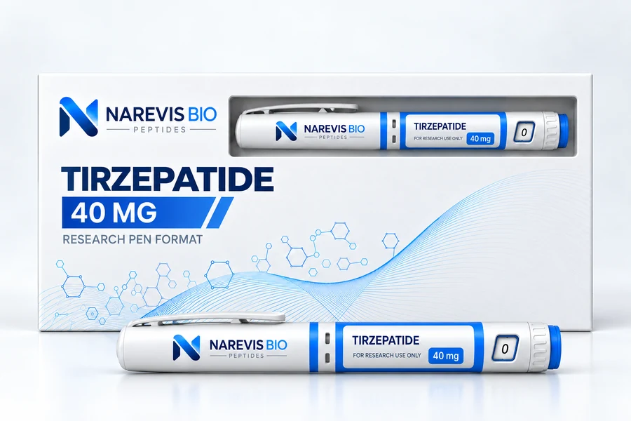 Tirzepatide Pen — illustrative packaging mockup